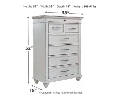 Kanwyn - Chest - Whitewash
