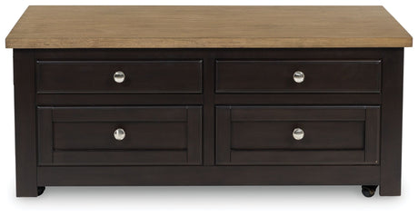 Drazmine - Lift Top Cocktail Table - Brown