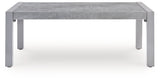Hurley Park - 4 Pc. - Outdoor Sofa, 2 Lounge Chairs And Coffee Table - Gray