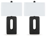 Wimmings - Poly Table Lamp (Set of 2) - Black
