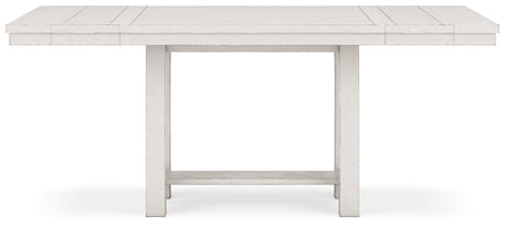 Robbinsdale - Rectangular Counter Height Dining Extension Table Set