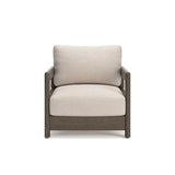 Arc Lake - Lounge Chair With Cushion - Brown / Beige