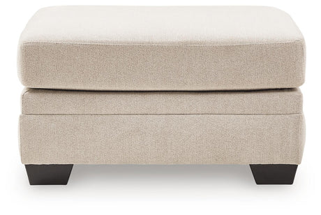 Mandi Point - Oversized Accent Ottoman - Marble