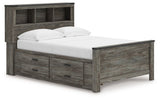 Frandern - Bookcase Panel Bed