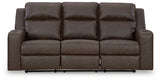 Lavenhorne - Rec Sofa W/Drop Down Table - Granite