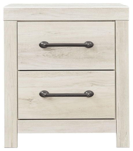 Cambeck - Two Drawer Night Stand - Whitewash