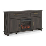 Brazen Valley - TV Stand With Fireplace Option