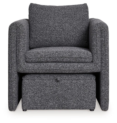 Vreni - Accent Chair - Charcoal / Black