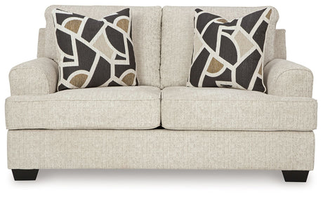 Heartcort - Loveseat - Quartz