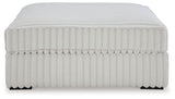 Stupendous - Oversized Accent Ottoman - Alloy