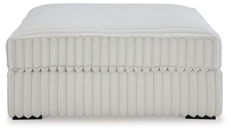 Stupendous - Oversized Accent Ottoman - Alloy