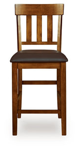 Ralene - Upholstered Barstool (Set of 2) - Medium Brown