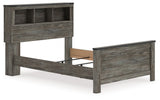 Frandern - Bookcase Panel Bed