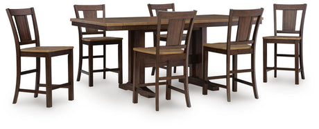 Rylandeen - Counter Height Extension Dining Table Set