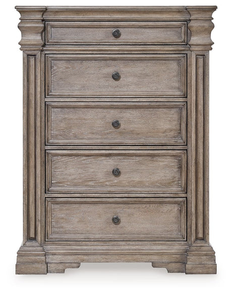 Blairhurst - Five Drawer Chest - Light Grayish Brown