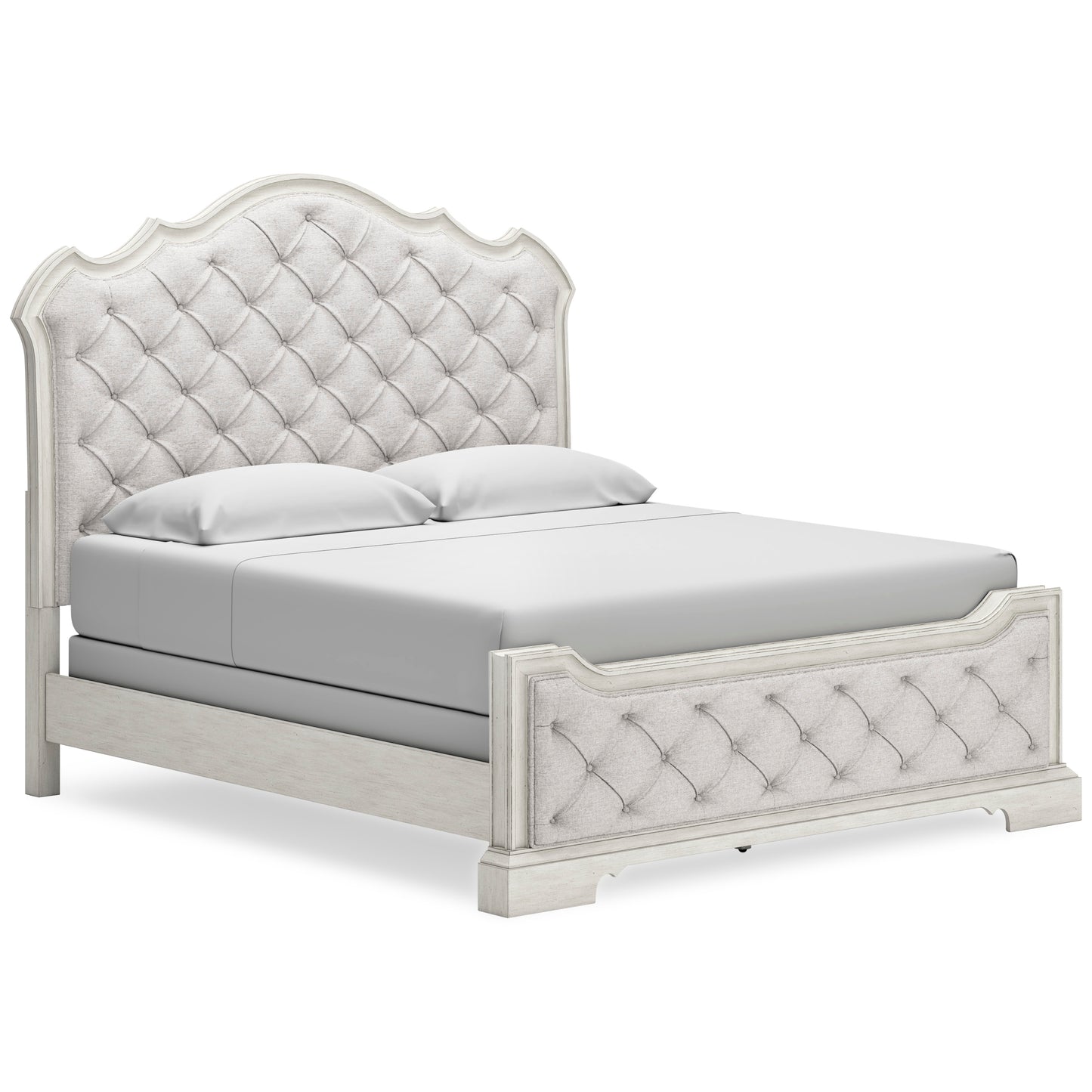 Arlendyne Upholstered Bed with Tufted Headboard