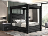 Annabelle Luxury Tufted Canopy Bed