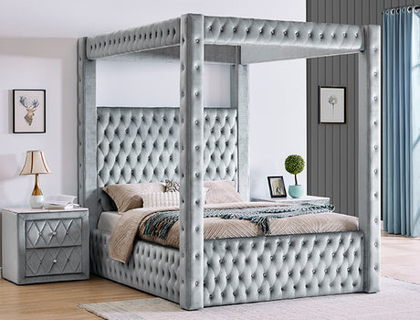 Annabelle Luxury Tufted Canopy Bed