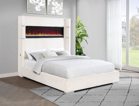 Tisdall Upholstered Flame Visualizer Bed