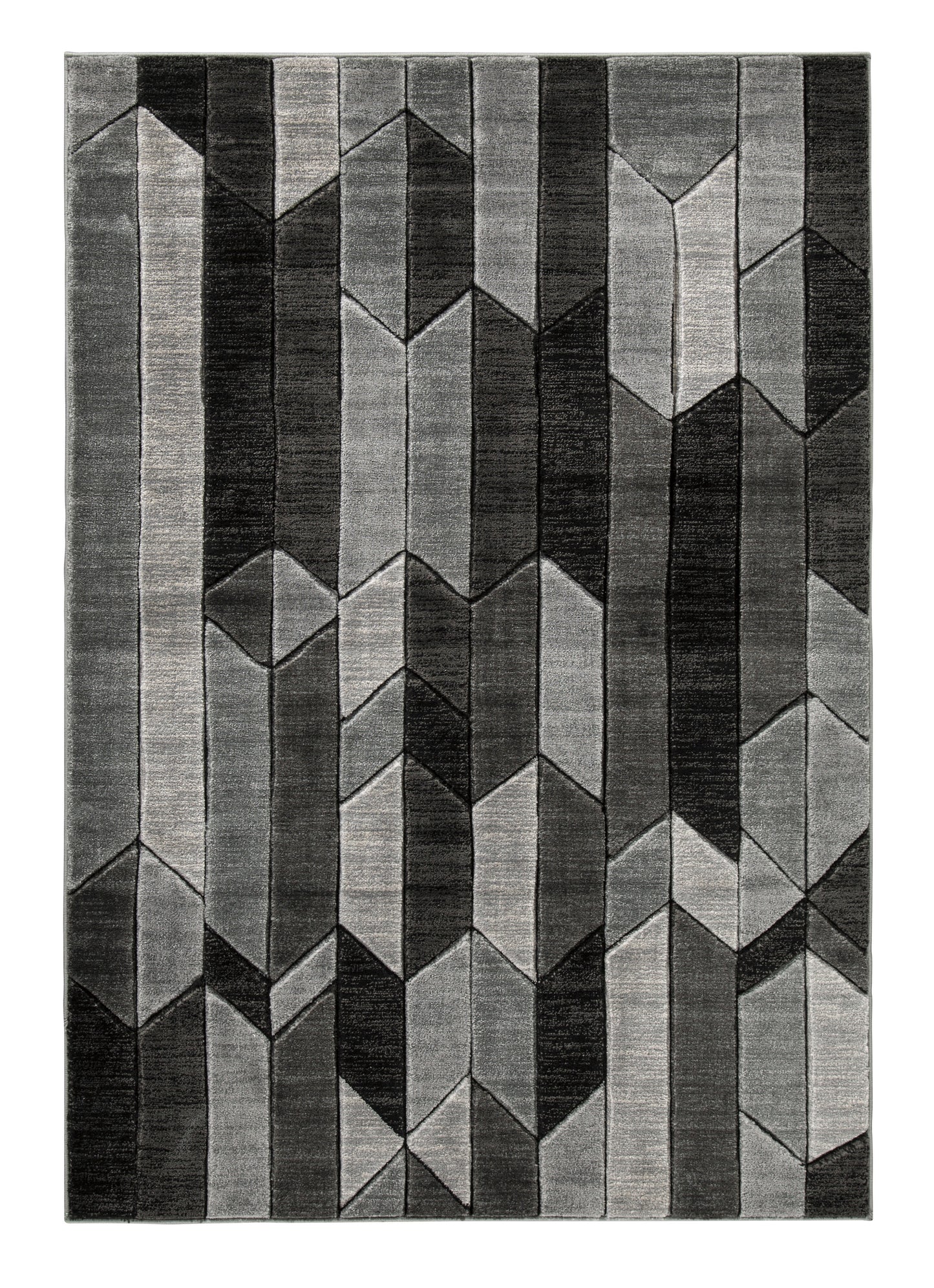 Black & Grey Chayse Rug