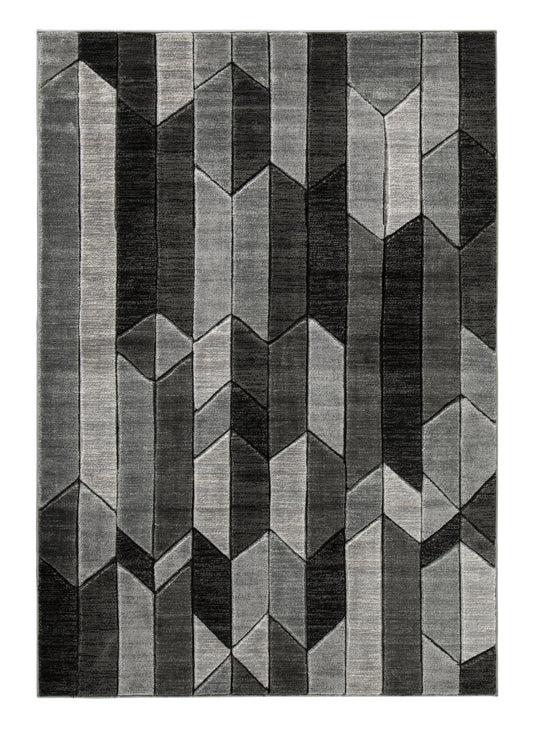 Black & Grey Chayse Rug