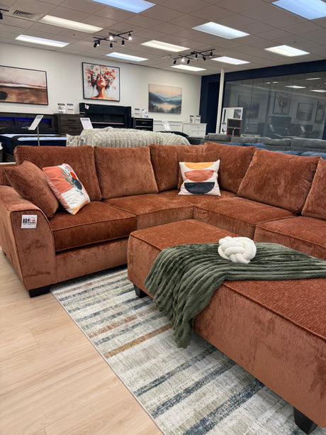 Modern ✨ Luscious Velvet Oversized Sectional 🍊
