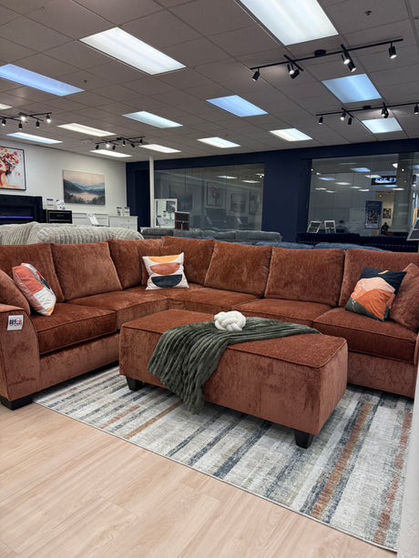 Modern ✨ Luscious Velvet Oversized Sectional 🍊