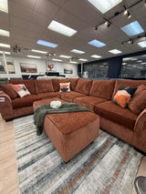 Modern ✨ Luscious Velvet Oversized Sectional 🍊