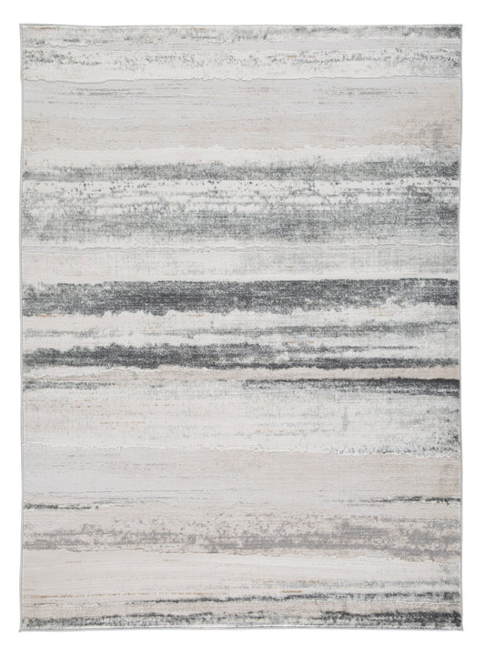 White & Grey Abanett Rug