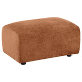 Burnett Chenille Upholstered Wide Arm Sofa