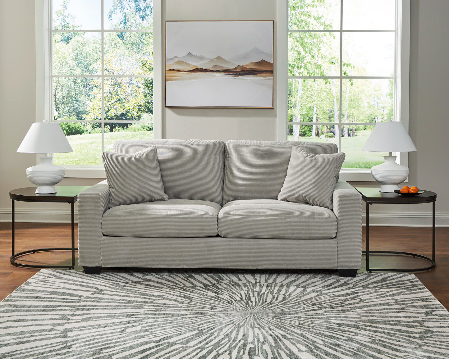 Greenbiar Soft Corduroy Sofa Collection by Ashley