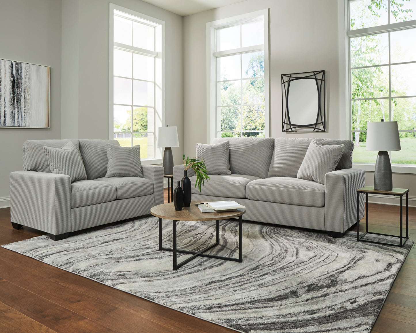Greenbiar Soft Corduroy Sofa Collection by Ashley