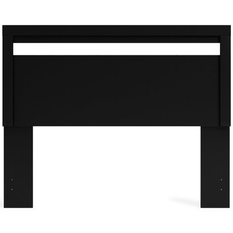 Finch - Queen Panel Headboard - Black