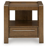 Marxmore - Square End Table - Brown