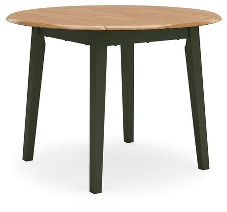 Gesthaven - Round Dining Room Drop Leaf Table Set