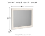Stelsie - Bedroom Mirror - White