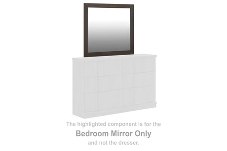 Shaehartin - Bedroom Mirror - Dark Brown
