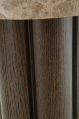 Darimore - Chair Side End Table - Burnished Brown