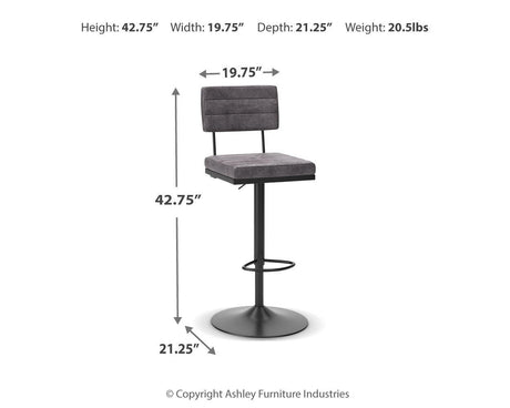 Strumford - Tall Swivel Barstool (Set of 2)