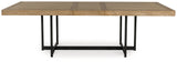Tomtyn - Rectangular Dining Room Extension Table - Light Brown