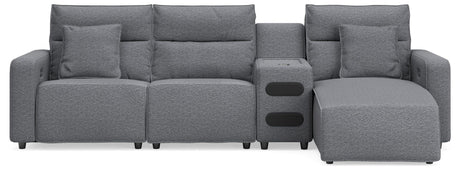 Modmax II - Reclining Sectional - Salt And Pepper