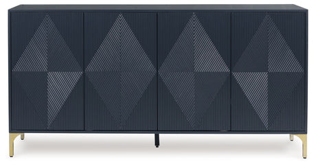 Loirwick - Accent Cabinet - Dark Blue
