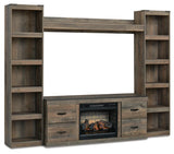 Trinell - 4-Piece Entertainment Center With 60" TV Stand