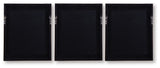Hendridge - Wall Art Set (Set of 3) - Taupe / White