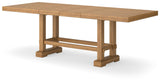 Havonplane - Rectangular Dining Room Counter Extension Table - Brown