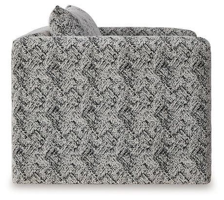 Kenbell - Accent Chair - Black / White