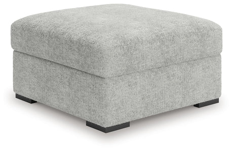 Cuddle Plush - 3 Pc. - 3-Piece Sectional, Chair And Ottoman - Arctic