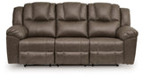 Lowilla - 2 Pc. - Reclining Sofa And Loveseat - Driftwood