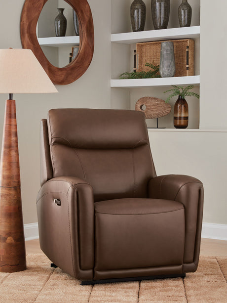 Pincara - Power AutoGlide Recliner With Adjustable Headrest
