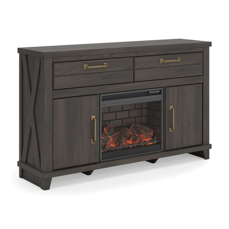 Brazen Valley - TV Stand With Fireplace Option